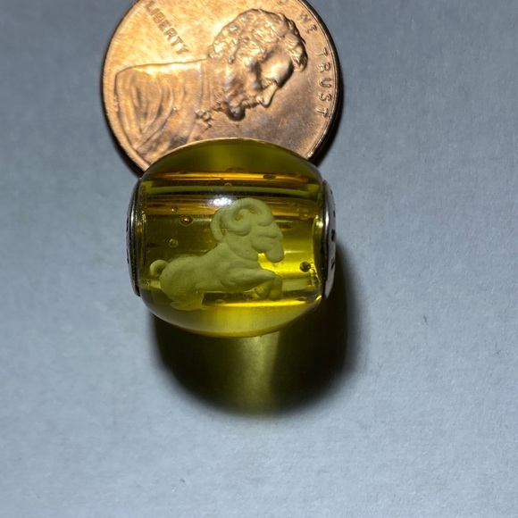 ChroniclesAmber - Capricorn zodiac amber bead - NWOT - Picture 2 of 3